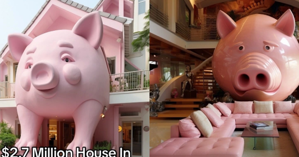 AI or architectural wonder? This $2.7m pink pig-inspired house in Tanglin piques netizens’ curiosity, Lifestyle News