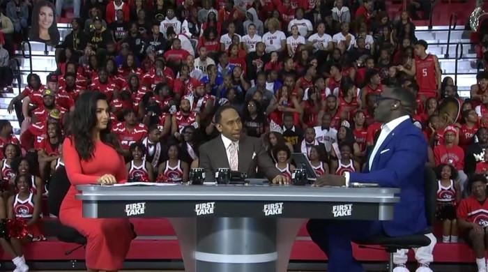 First Take: Molly Qerim wows in figure-hugging red outfit