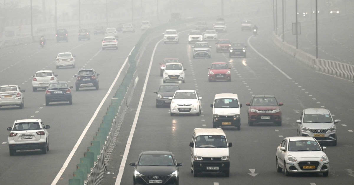 Cars are restricted in New Delhi as Indian capital chokes on smog