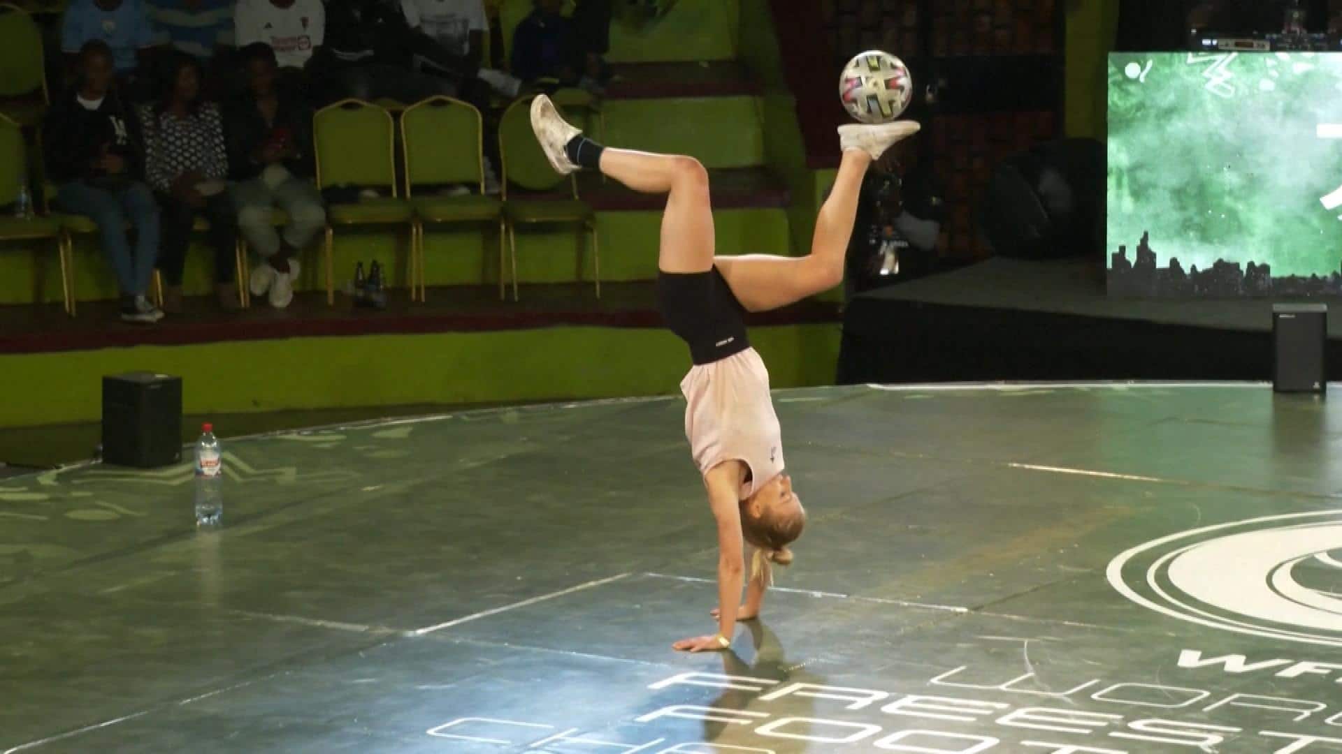 Going head to head (and foot to foot) in world freestyle football championship