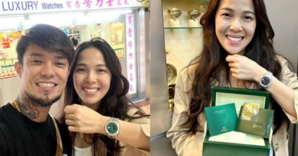 ‘When I had only $50, you were with me’: Simonboy buys diamond Rolex for girlfriend