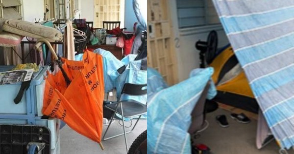 I’m only staying here temporarily, says man who pitched tent outside cluttered Boon Lay flat, Singapore News