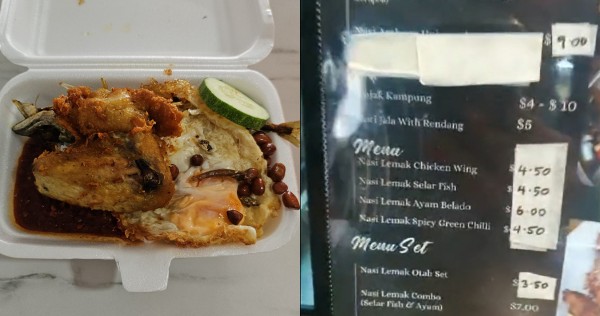 ‘Never going there again’: Outraged diner pays $18.20 for 2 packets of nasi lemak, Singapore News