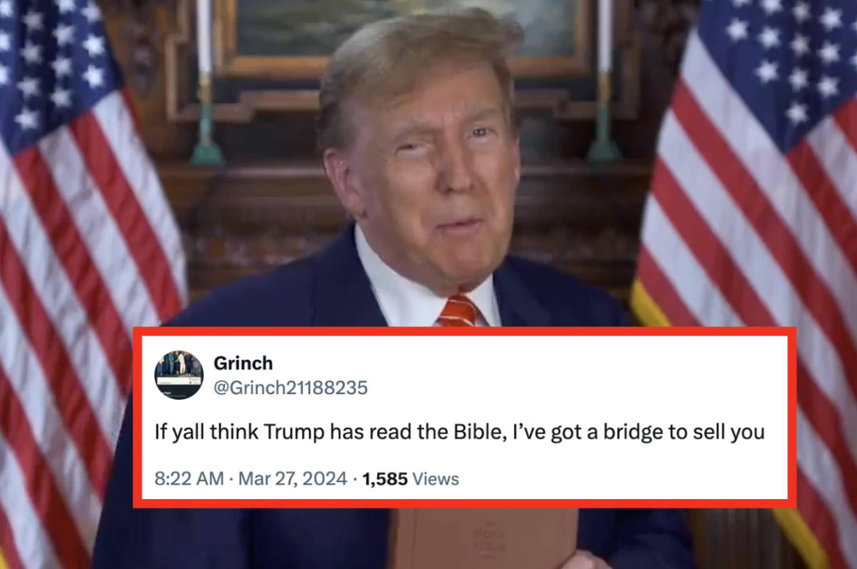 People Are Absolutely Losing It Over Donald Trump Selling An American-Themed Bible For $60